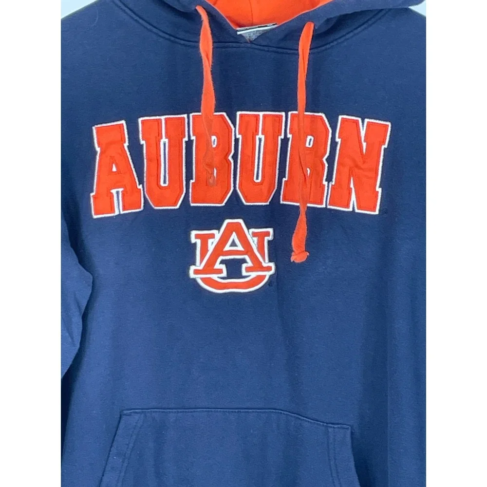 Auburn Tigers Stadium Athletics Mens Hoodie M Sweatshirt Navy Auburn Tigers Logo